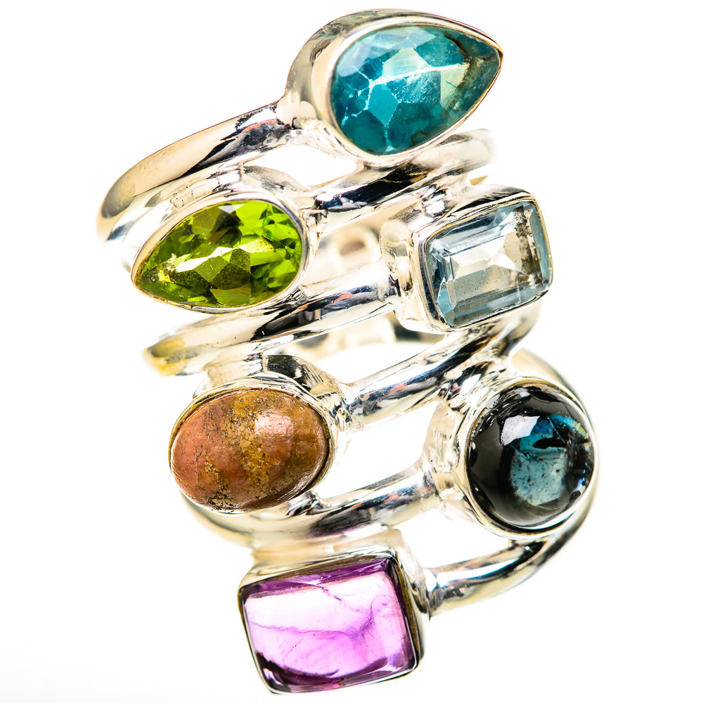 Amethyst Rings handcrafted by Ana Silver Co - RING128183 - Photo 2