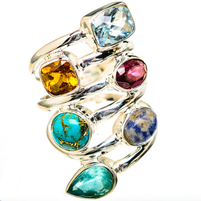 Blue Topaz Rings handcrafted by Ana Silver Co - RING128185 - Photo 2