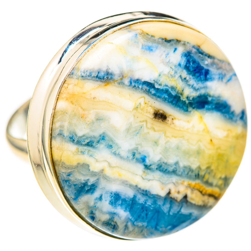 Blue Scheelite Rings handcrafted by Ana Silver Co - RING128187 - Photo 2