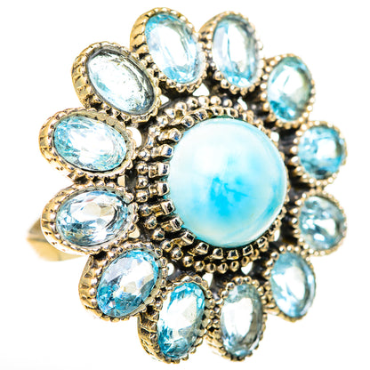 Larimar Rings handcrafted by Ana Silver Co - RING128188 - Photo 2