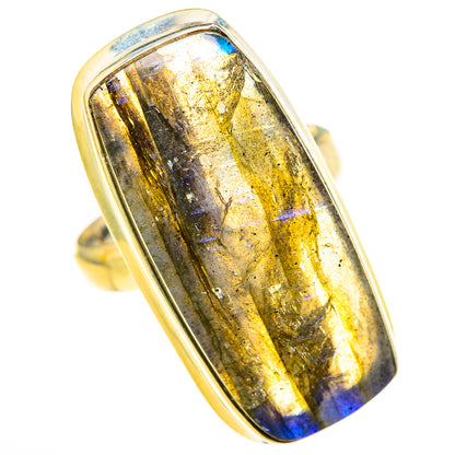 Labradorite Rings handcrafted by Ana Silver Co - RING128190 - Photo 2
