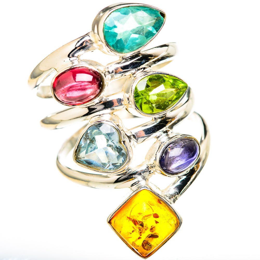 Baltic Amber Rings handcrafted by Ana Silver Co - RING128203 - Photo 2