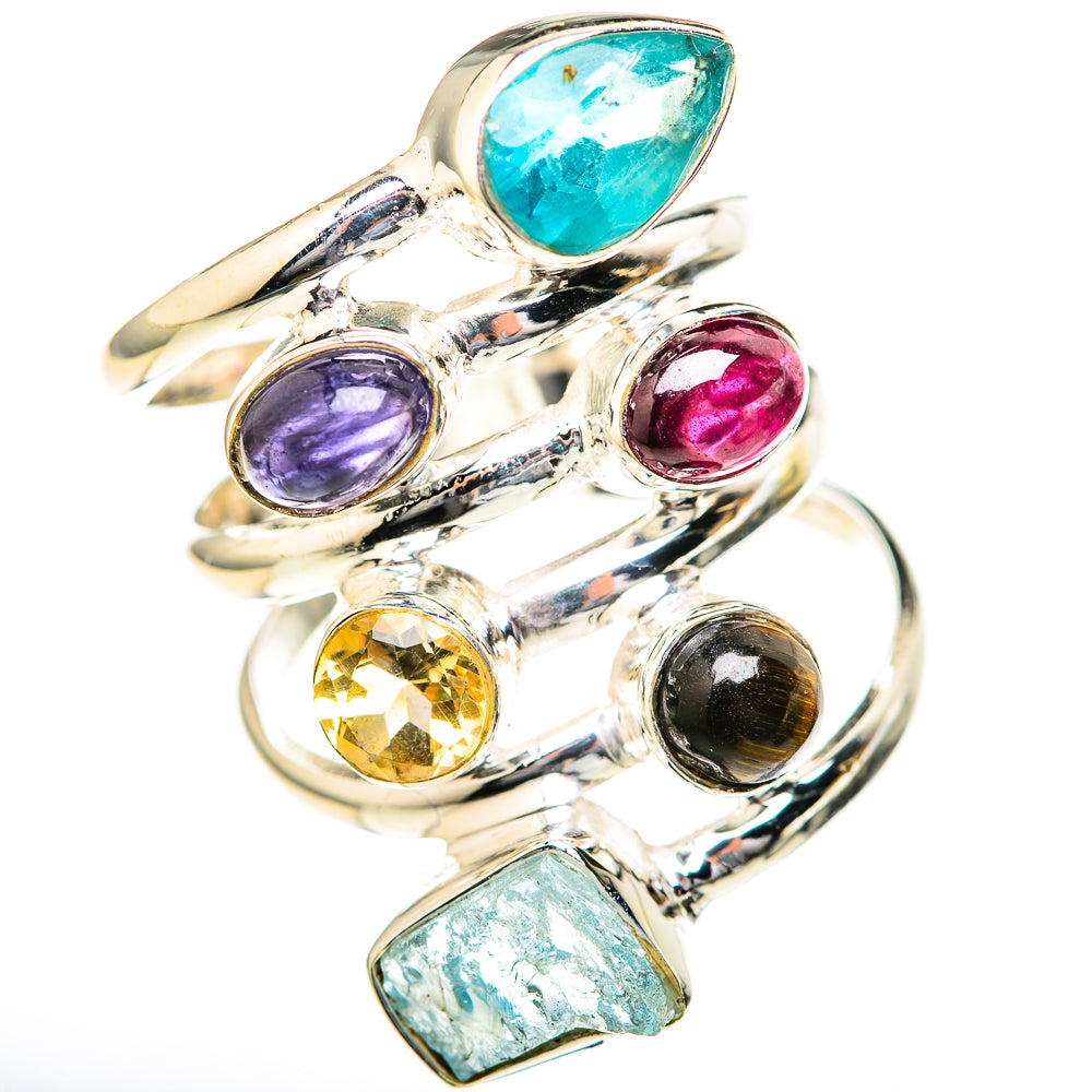 Aquamarine Rings handcrafted by Ana Silver Co - RING128204 - Photo 2
