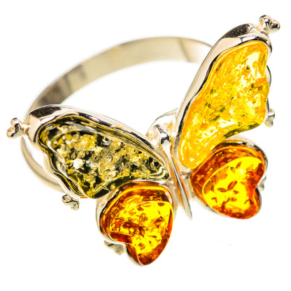 Baltic Amber Rings handcrafted by Ana Silver Co - RING128216 - Photo 2