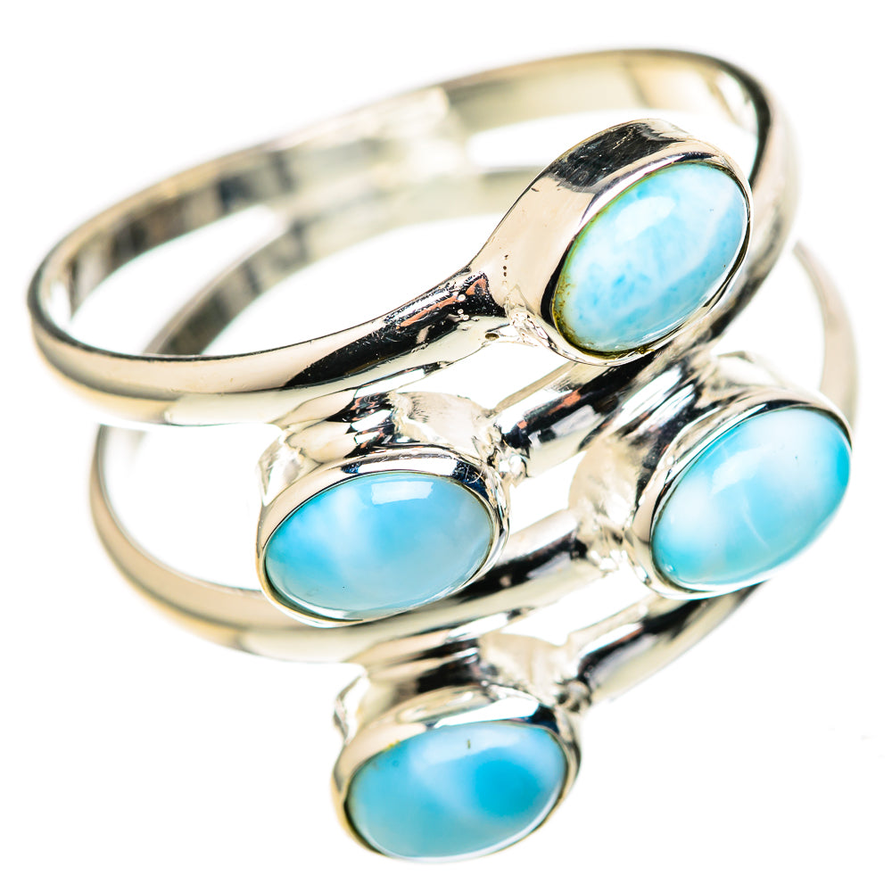 Larimar Rings handcrafted by Ana Silver Co - RING128217 - Photo 2