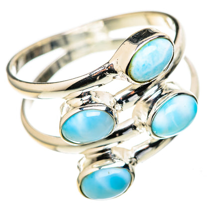 Larimar Rings handcrafted by Ana Silver Co - RING128217 - Photo 2