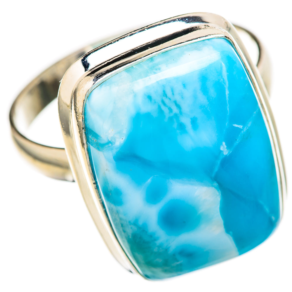Larimar Rings handcrafted by Ana Silver Co - RING128219 - Photo 2