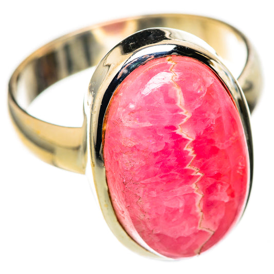Rhodochrosite Rings handcrafted by Ana Silver Co - RING128233 - Photo 2