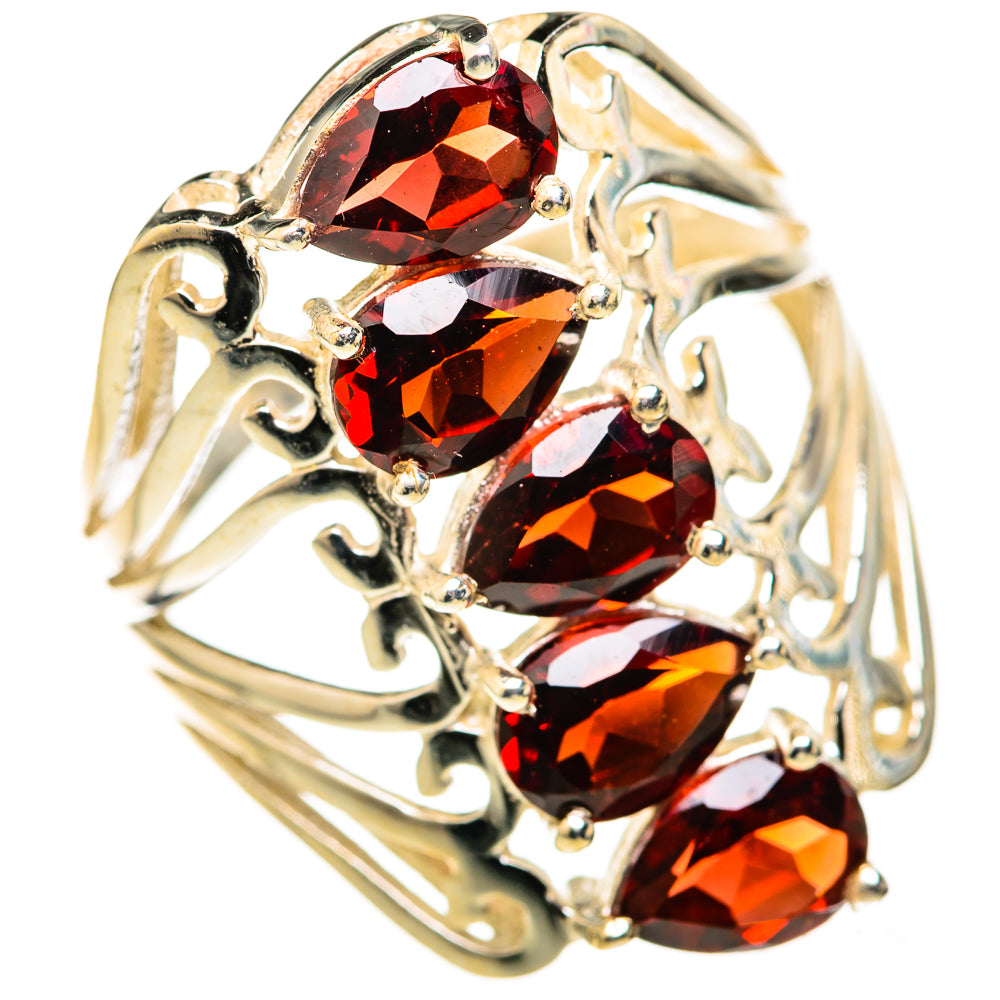 Garnet Rings handcrafted by Ana Silver Co - RING128234 - Photo 2