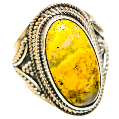 Bumble Bee Jasper Rings handcrafted by Ana Silver Co - RING128248 - Photo 2