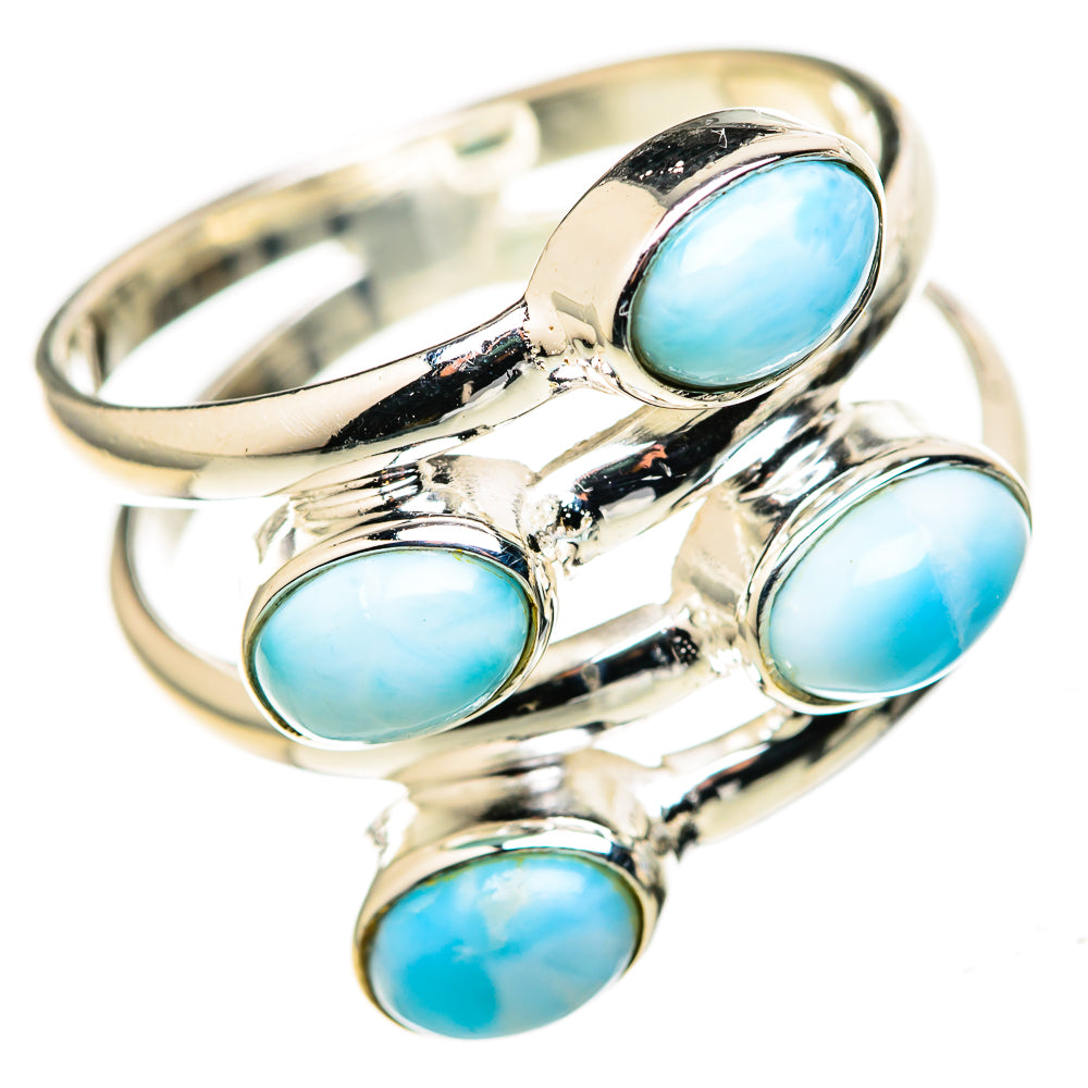 Larimar Rings handcrafted by Ana Silver Co - RING128249 - Photo 2