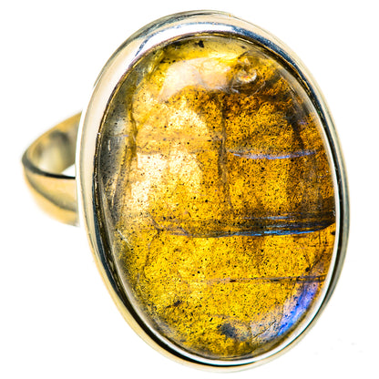 Labradorite Rings handcrafted by Ana Silver Co - RING128250 - Photo 2