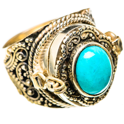 Chrysocolla Rings handcrafted by Ana Silver Co - RING128253 - Photo 2