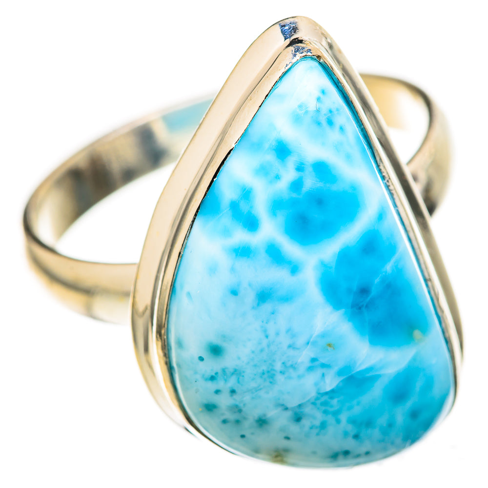 Larimar Rings handcrafted by Ana Silver Co - RING128254 - Photo 2
