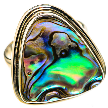 Abalone Shell Rings handcrafted by Ana Silver Co - RING128271 - Photo 2