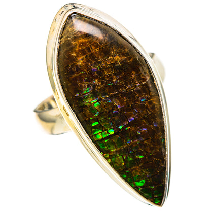 Ammolite Rings handcrafted by Ana Silver Co - RING128272 - Photo 2