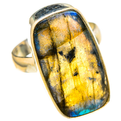 Labradorite Rings handcrafted by Ana Silver Co - RING128279 - Photo 2
