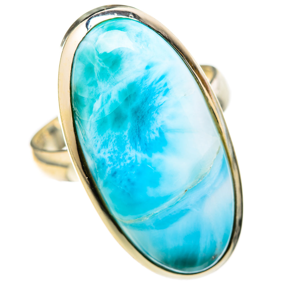 Larimar Rings handcrafted by Ana Silver Co - RING128281 - Photo 2