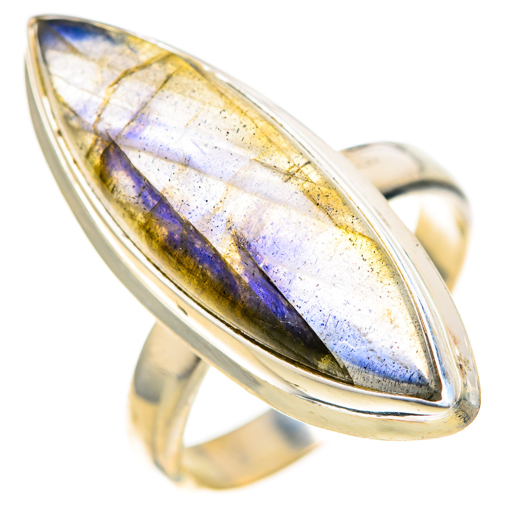 Labradorite Rings handcrafted by Ana Silver Co - RING128282 - Photo 2