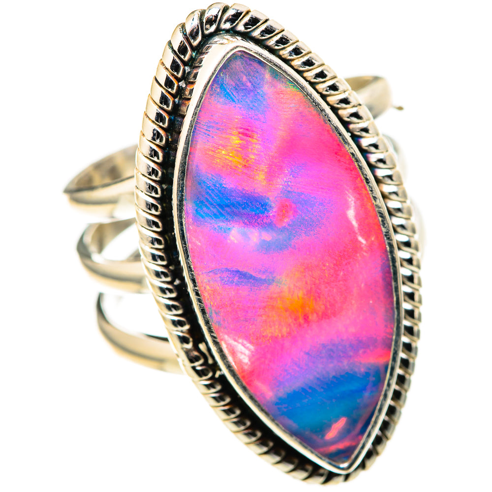 Aura Opal Rings handcrafted by Ana Silver Co - RING128303 - Photo 2
