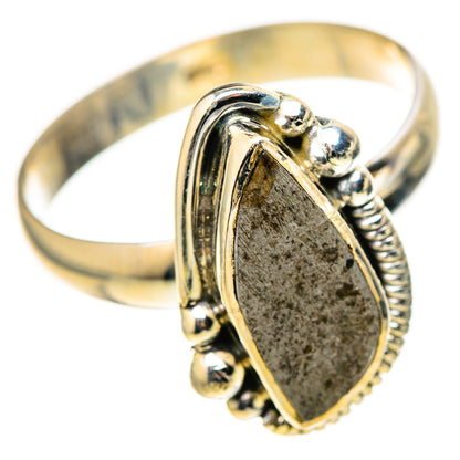 Meteorite Rings handcrafted by Ana Silver Co - RING128305 - Photo 2