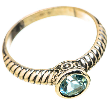 Blue Topaz Rings handcrafted by Ana Silver Co - RING128307 - Photo 2