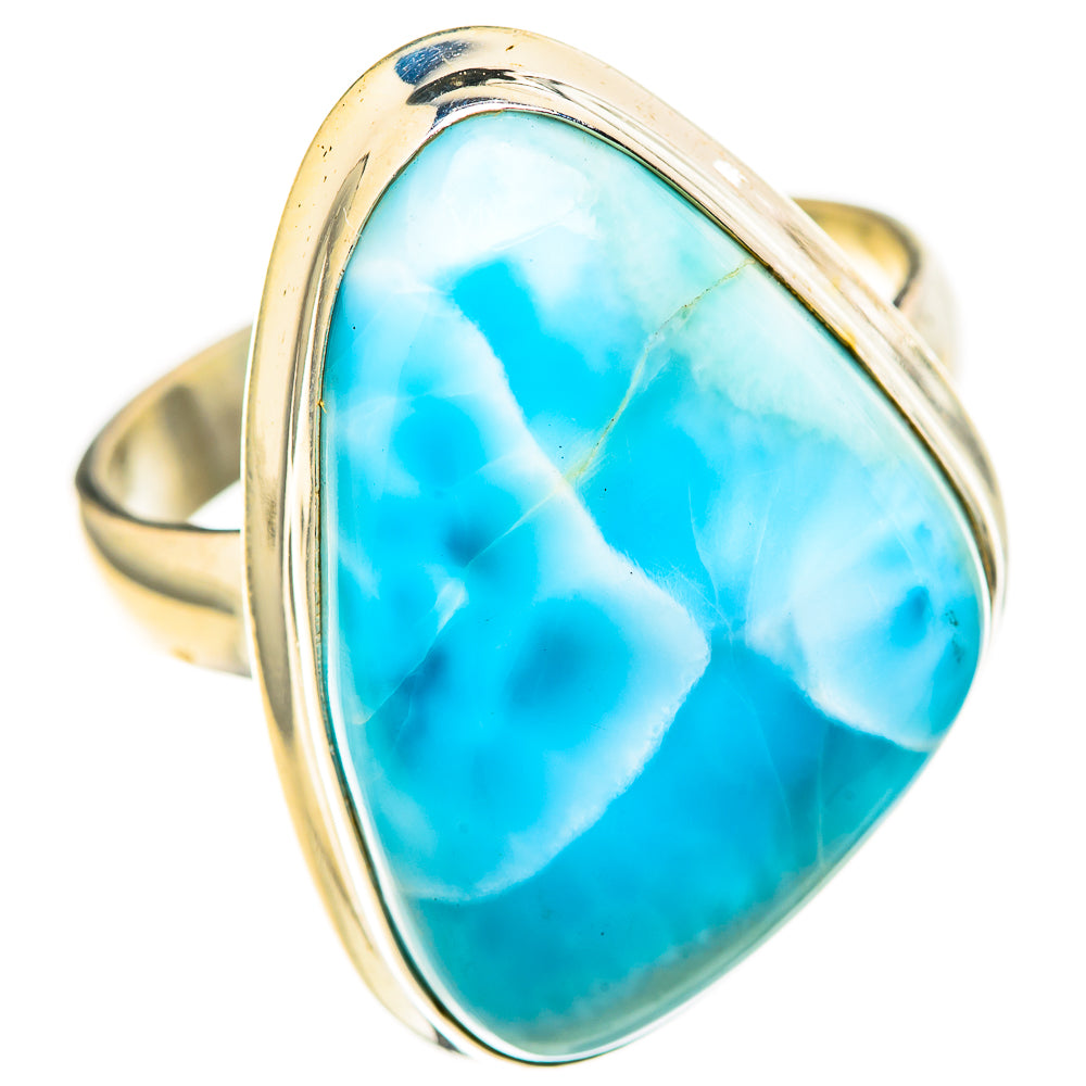 Larimar Rings handcrafted by Ana Silver Co - RING128308 - Photo 2