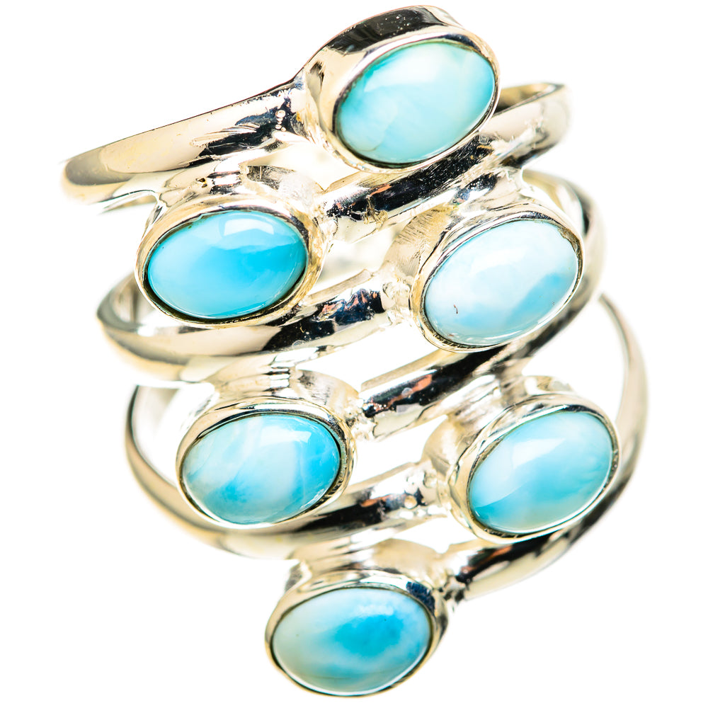 Larimar Rings handcrafted by Ana Silver Co - RING128310 - Photo 2