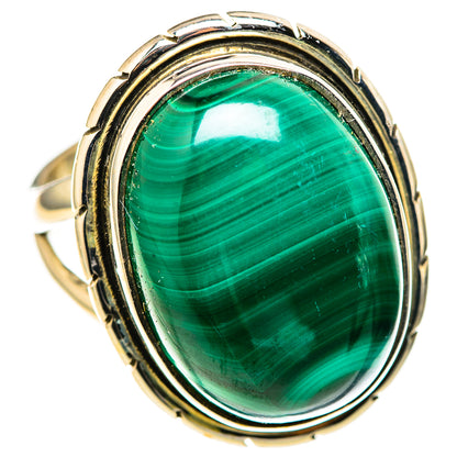 Malachite Rings handcrafted by Ana Silver Co - RING128312 - Photo 2