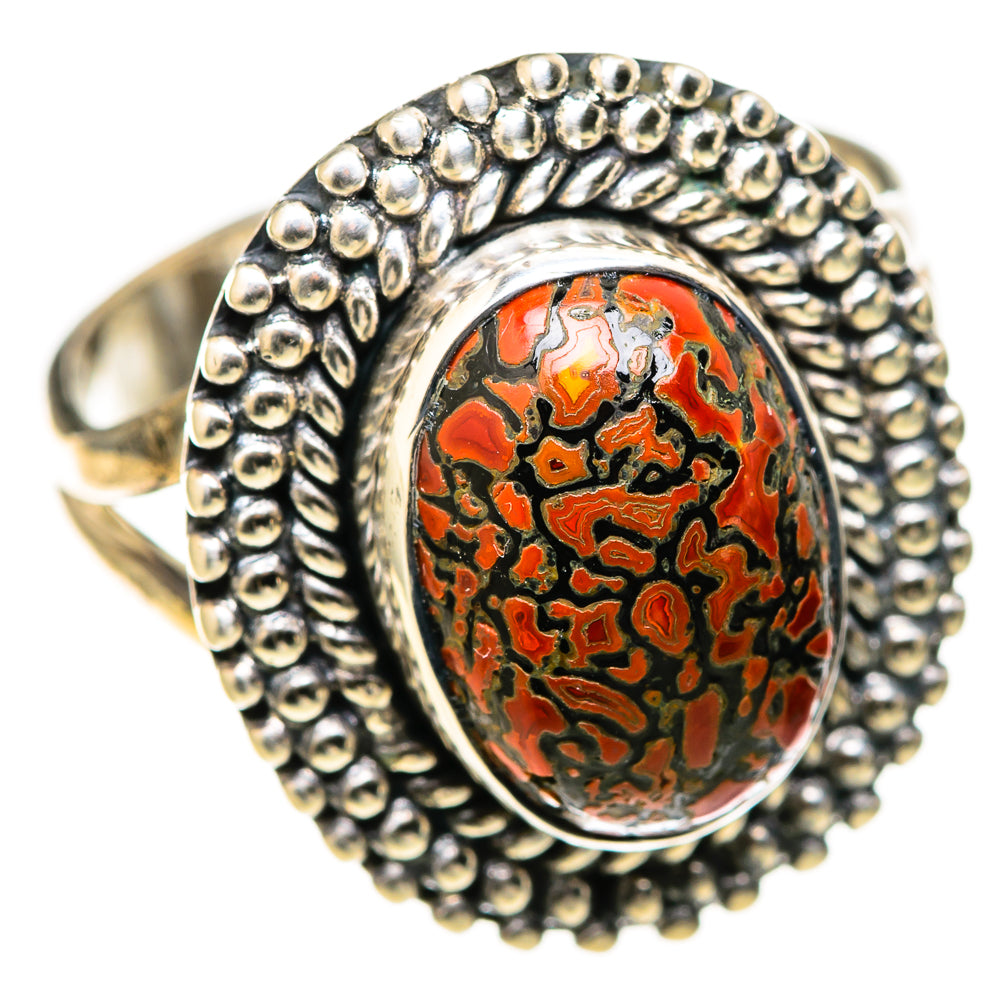 Dinosaur Bone Rings handcrafted by Ana Silver Co - RING128318 - Photo 2