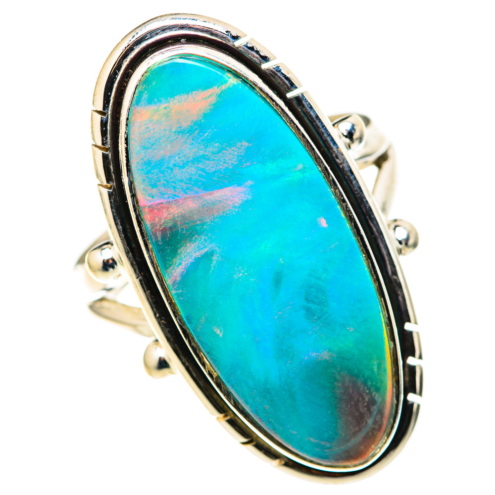 Aura Opal Rings handcrafted by Ana Silver Co - RING128329 - Photo 2