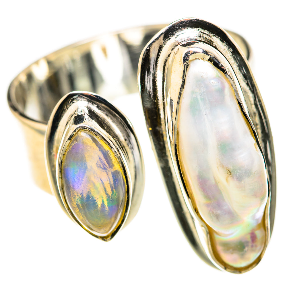 Mother Of Pearl Rings handcrafted by Ana Silver Co - RING128331 - Photo 2