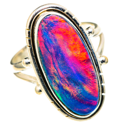 Aura Opal Rings handcrafted by Ana Silver Co - RING128351 - Photo 2