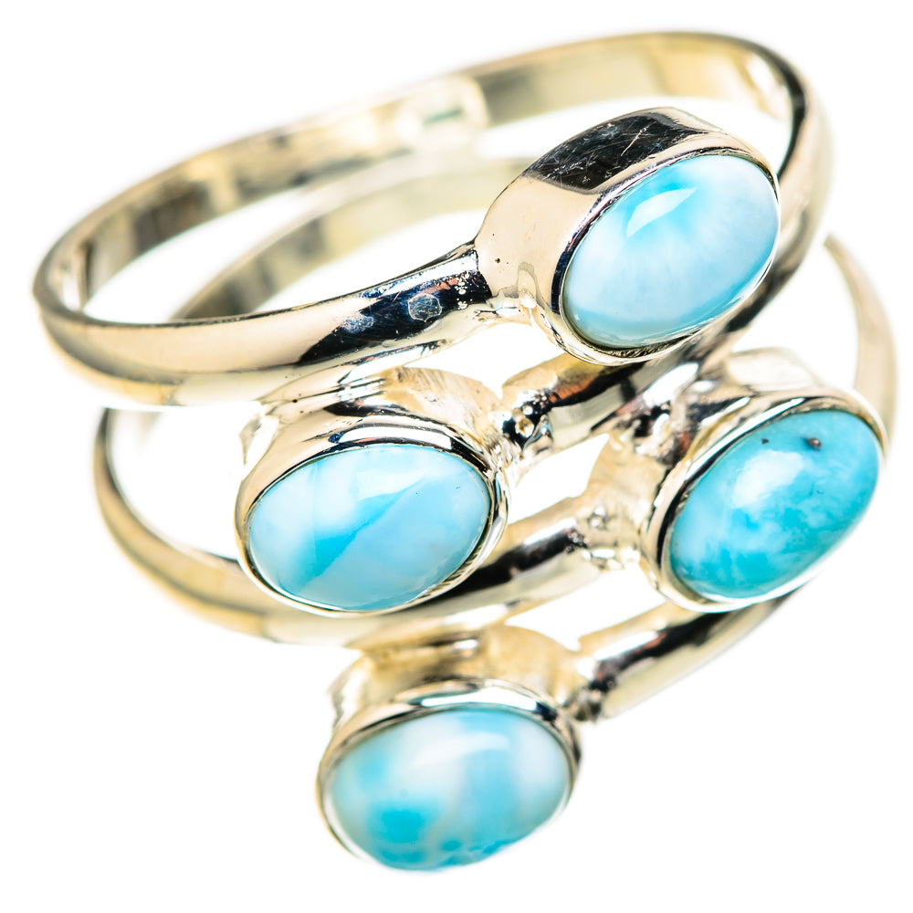 Larimar Rings handcrafted by Ana Silver Co - RING128359 - Photo 2