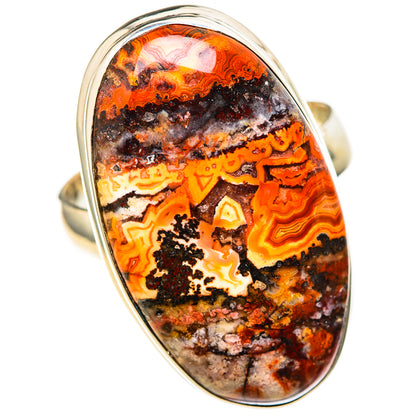 Crazy Lace Agate Rings handcrafted by Ana Silver Co - RING128372 - Photo 2