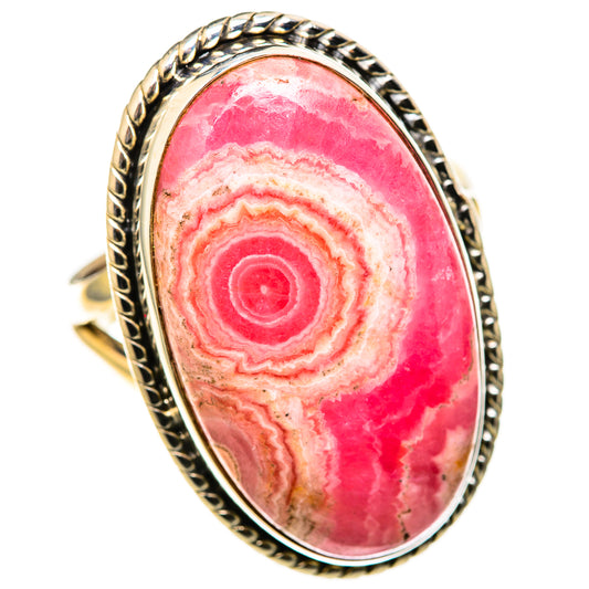 Rhodochrosite Rings handcrafted by Ana Silver Co - RING128374 - Photo 2
