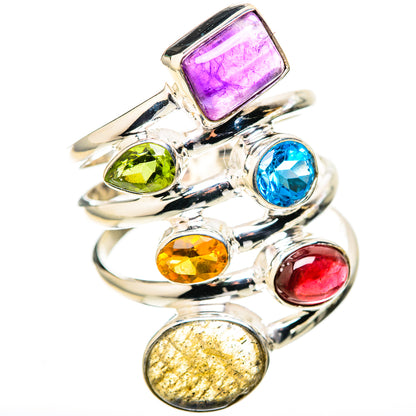 Labradorite Rings handcrafted by Ana Silver Co - RING128381 - Photo 2