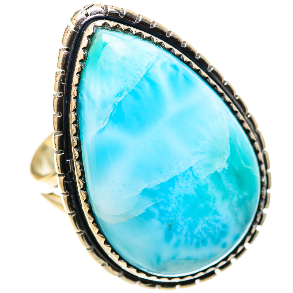 Larimar Rings handcrafted by Ana Silver Co - RING128386 - Photo 2