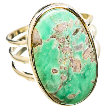 Tibetan Turquoise Rings handcrafted by Ana Silver Co - RING128391 - Photo 2