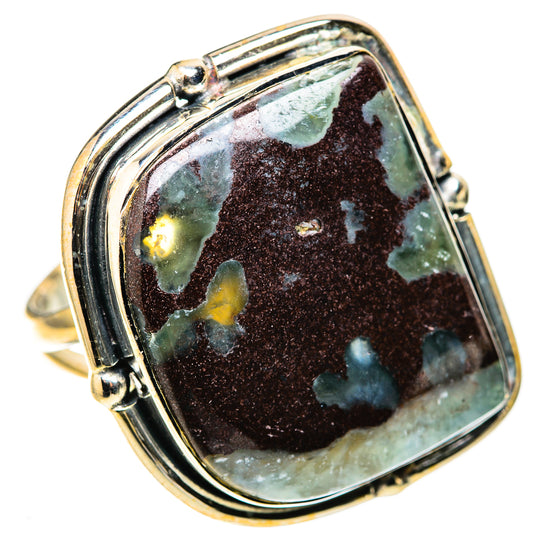 Boulder Opal Rings handcrafted by Ana Silver Co - RING128394 - Photo 2