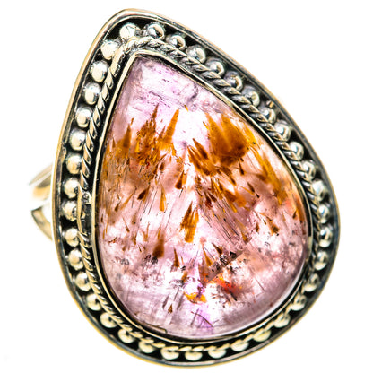 Cacoxenite Amethyst Rings handcrafted by Ana Silver Co - RING128397 - Photo 2