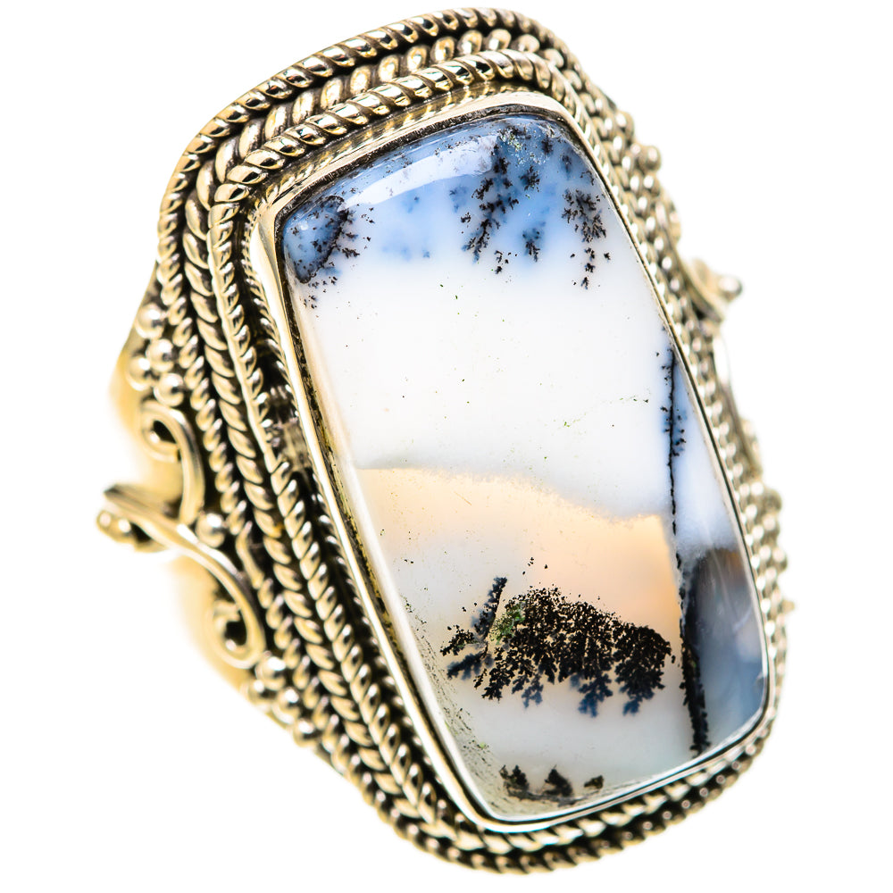 Dendritic Opal Rings handcrafted by Ana Silver Co - RING128399 - Photo 2