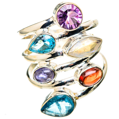 Blue Topaz Rings handcrafted by Ana Silver Co - RING128400 - Photo 2