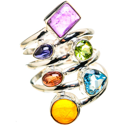Amethyst Rings handcrafted by Ana Silver Co - RING128401 - Photo 2
