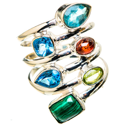 Malachite Rings handcrafted by Ana Silver Co - RING128402 - Photo 2