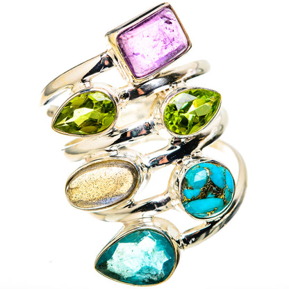 Blue Topaz Rings handcrafted by Ana Silver Co - RING128403 - Photo 2