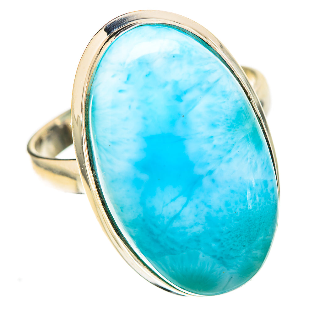 Larimar Rings handcrafted by Ana Silver Co - RING128409 - Photo 2