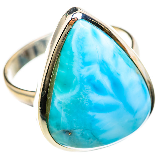 Larimar Rings handcrafted by Ana Silver Co - RING128420 - Photo 2