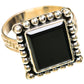 Black Onyx Rings handcrafted by Ana Silver Co - RING128436 - Photo 2