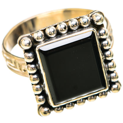 Black Onyx Rings handcrafted by Ana Silver Co - RING128436 - Photo 2